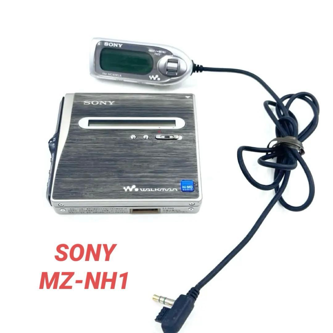 SONY MZ-NH1 Hi-MD MDプレーヤー リモコン付 再生OK