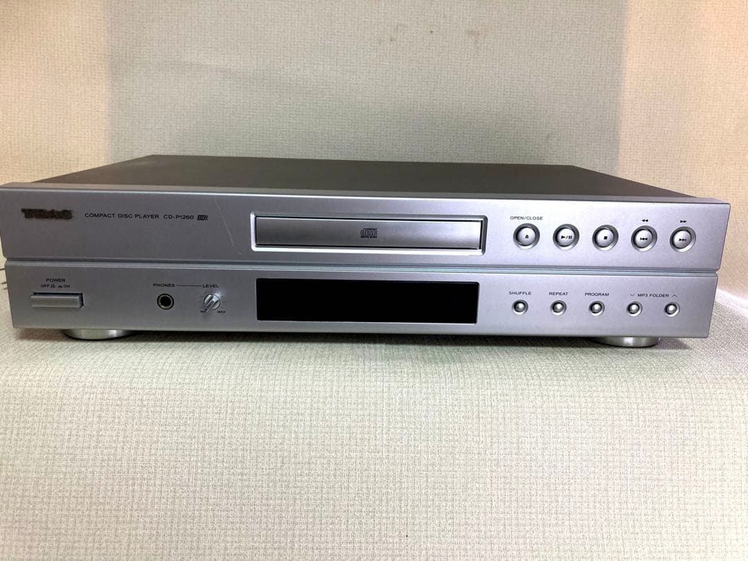 TEAC CD-P 1260 CD プレヤー 完動品