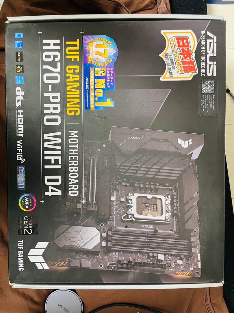 マザーボード ASUS TUF GAMING H670-PRO WIFI D4
