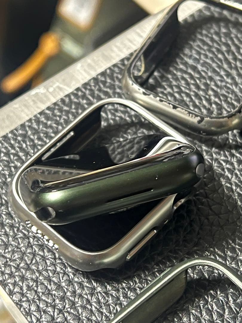 Apple Watch 7 GPS 45mm グリーン バンド14本ケース3個