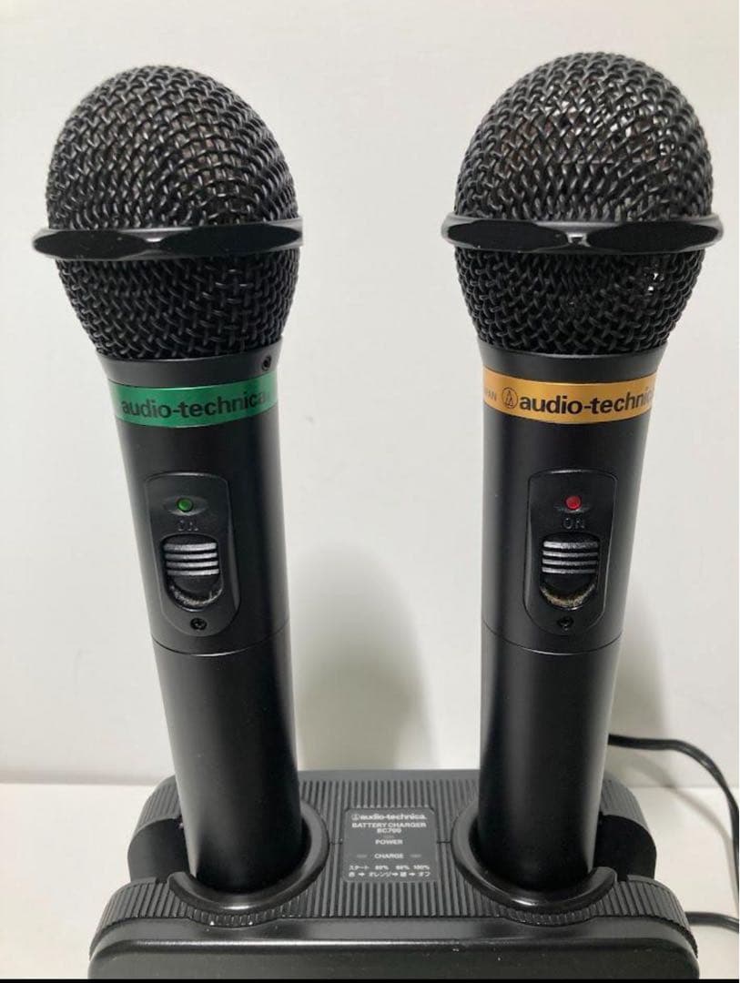 ワイヤレスマイク2本セット｜カラオケDAM｜第一興商【充電器付き】