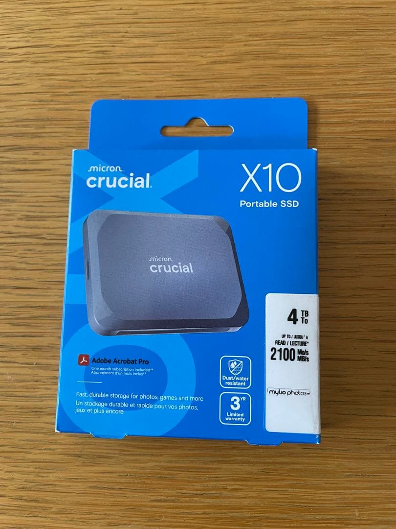 クルーシャル 【新品】 CrucialX10 4TB CT4000X10SSD9