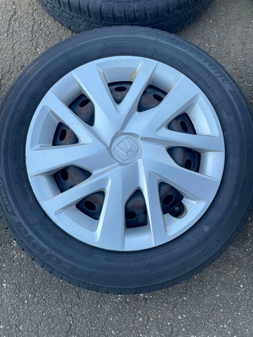 155/65R14 NBOXから外し　バランス調整済　ブリヂストン