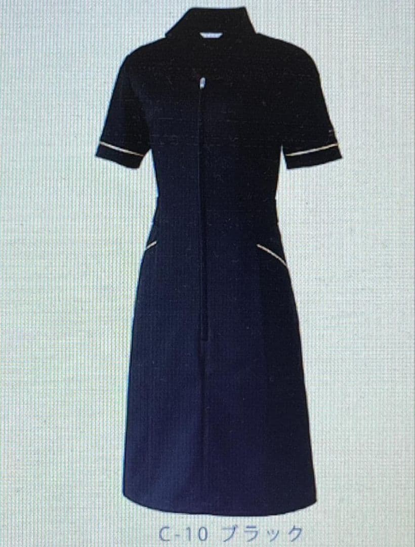 rui　エステ 制服・ユニフォーム2枚セット 半袖ワンピースL