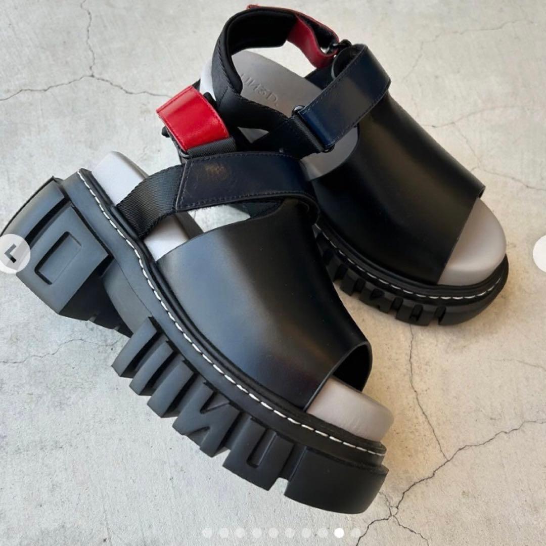 UN3D.(アンスリード)ソールボリュームサンダル　38(24〜24.5)