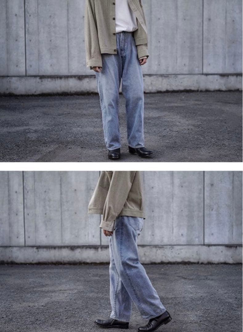 最終価格COMOLI U03-03014 Denim 5P Pant サイズ2