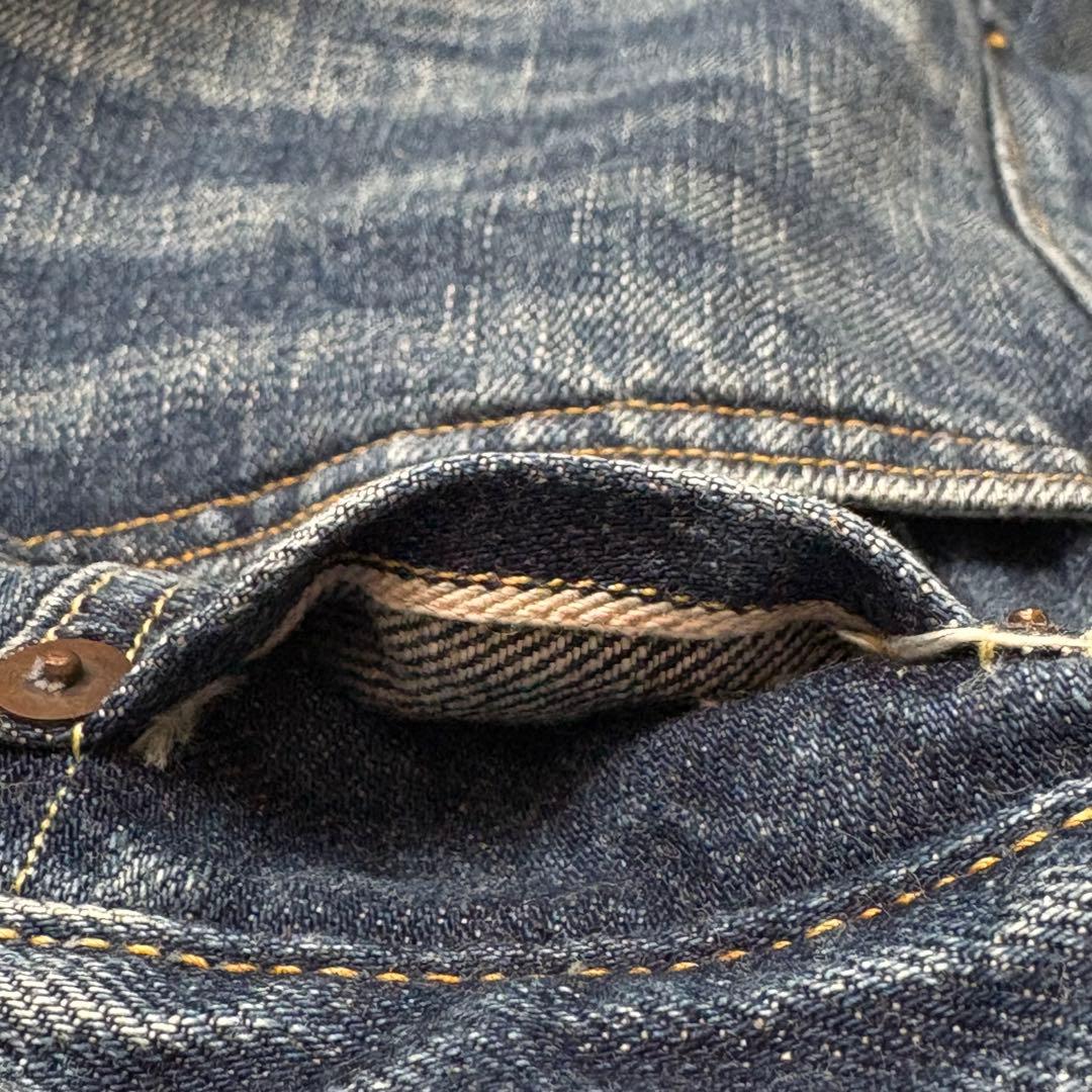 サウクリップ！！美品！A VONTADE セルビッチデニム L 日本製