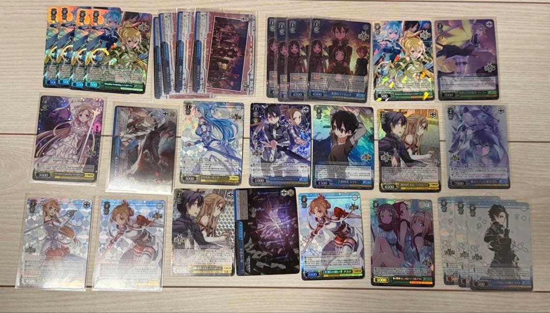 ヴァイスシュヴァルツ　SAO R+RRR+SR まとめ売り