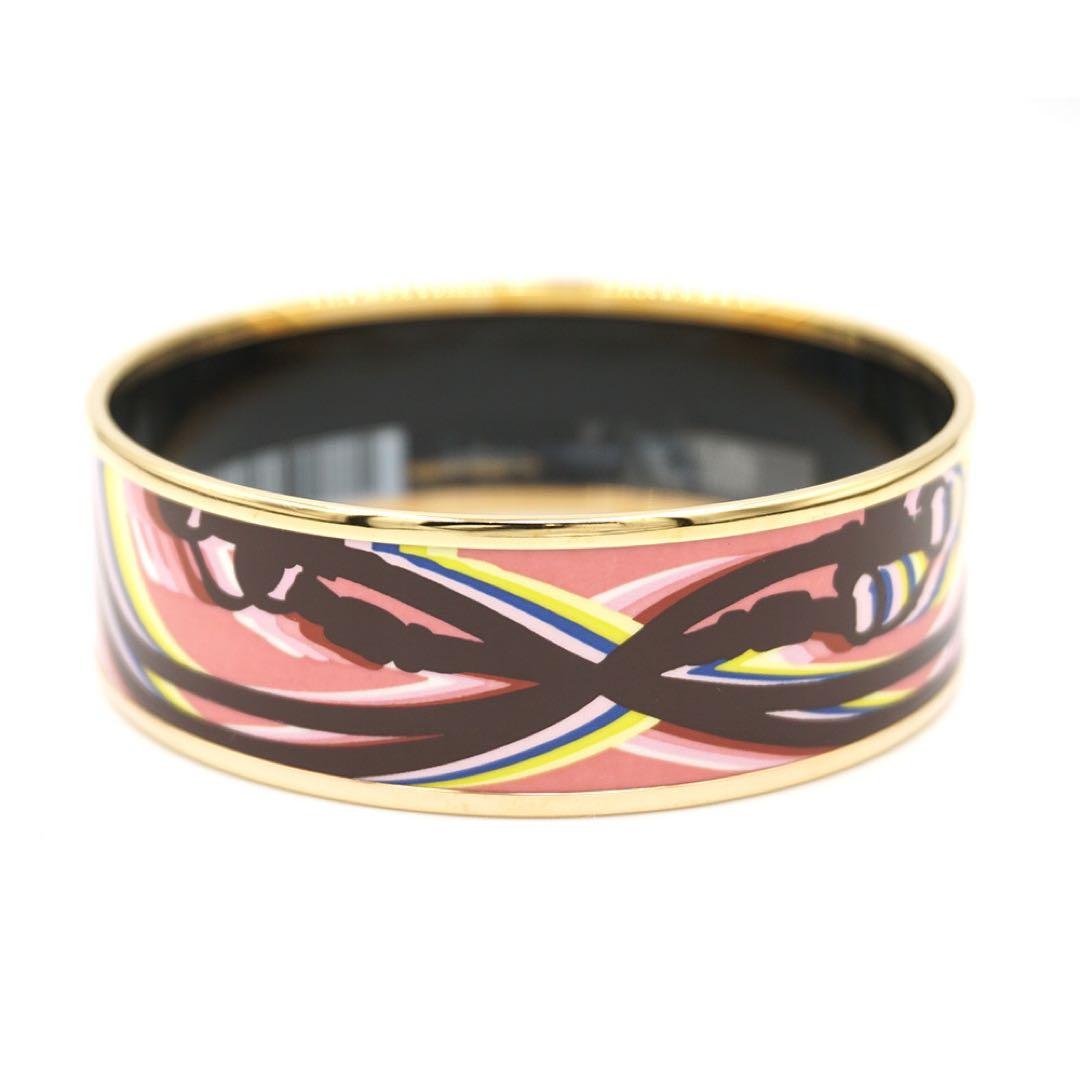 エルメス　バングル　未使用　ピンク　箱、袋付き