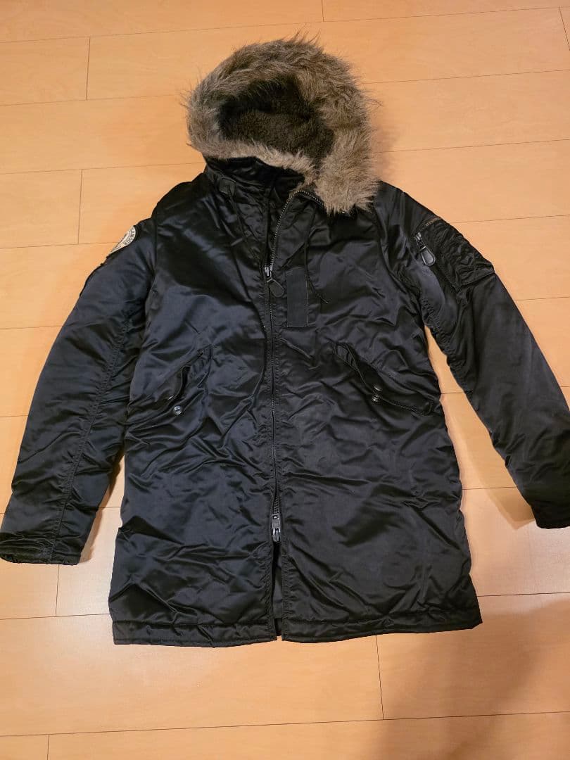 ヒステリックグラマー モッズコート N3B ヒスガール ブラック