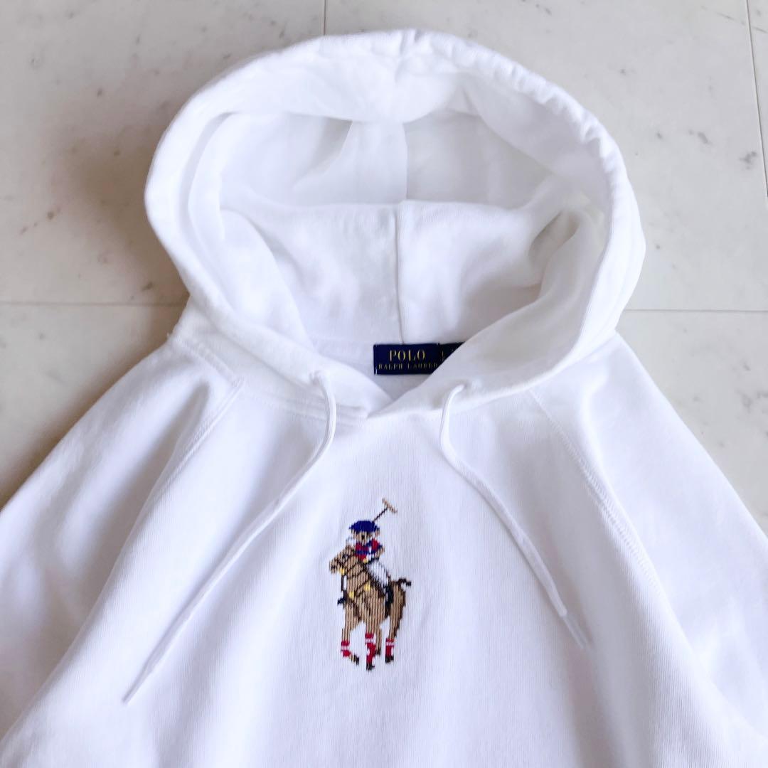 ポロラルフローレン ポロベア プルオーバーパーカー Lサイズ 現行タグ QR