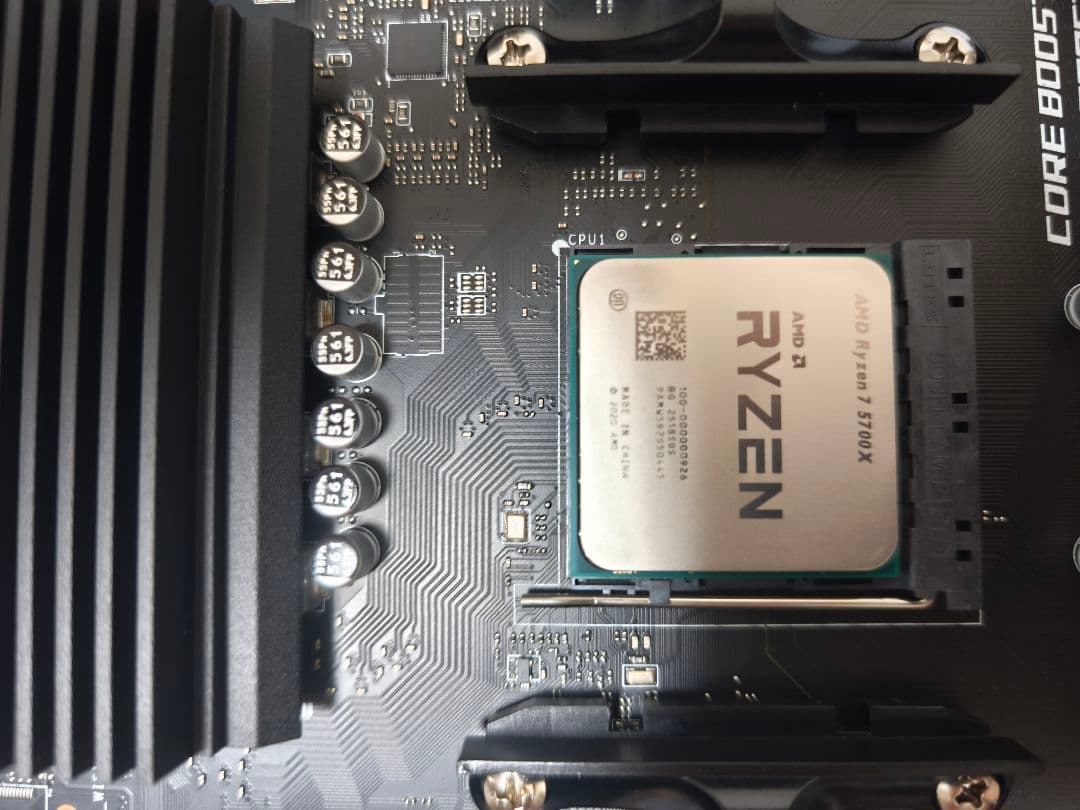 ryzen7 5700x、メモリ、マザーボード　m.2 512GB 4点セット