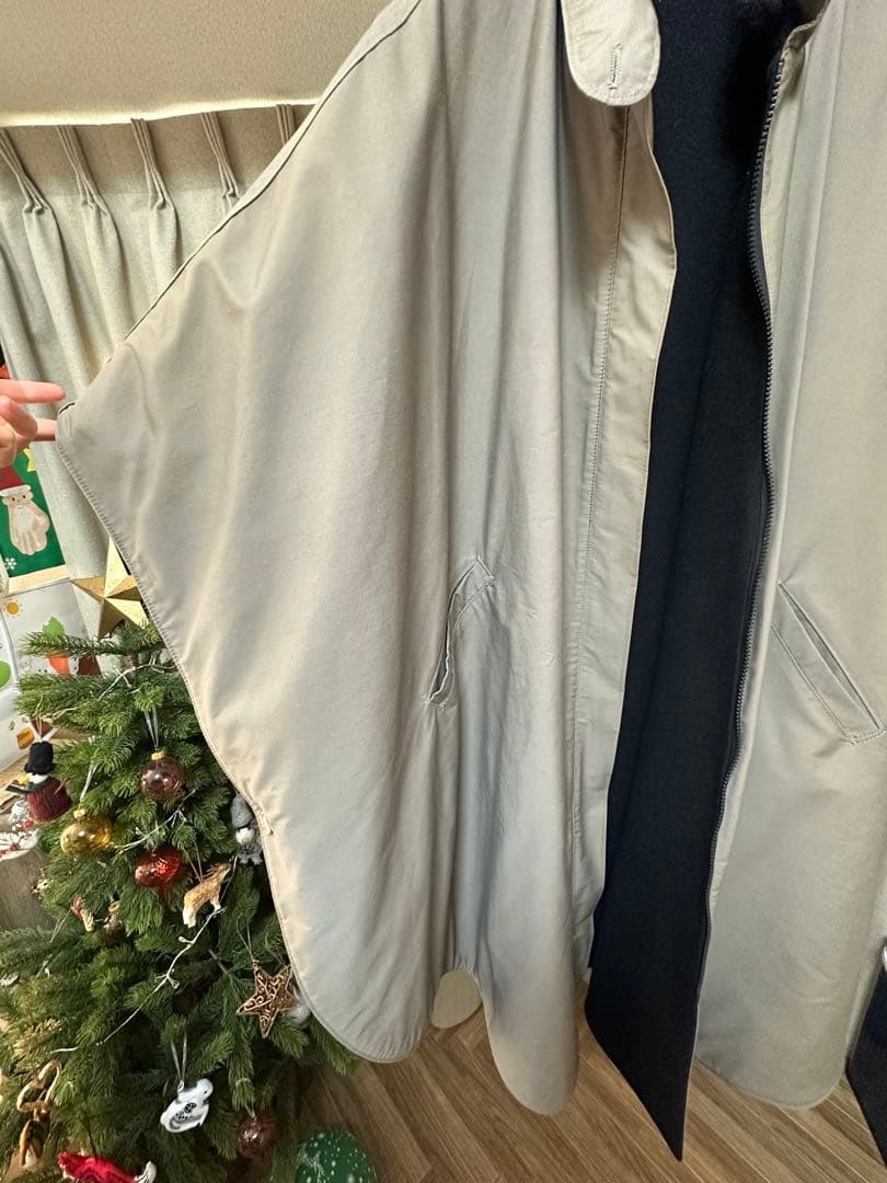 ヴィンテージ　ウールリッチ　リバーシブル ポンチョ