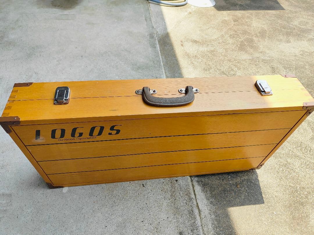 LOGOS 木製折りたたみテーブル チェア4脚セット ケース