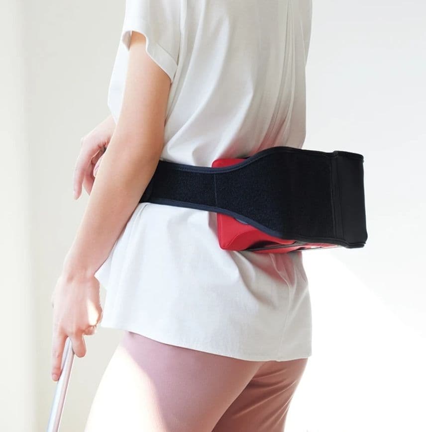 ジェットスリムボディMax　赤　サポーター付き