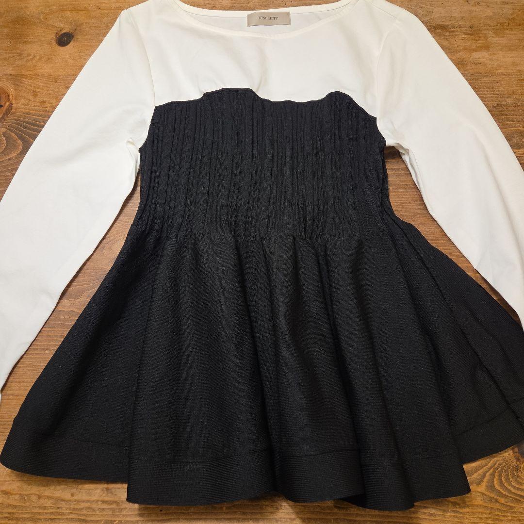 専用☆新品タグなし☆ジャスグリッティ☆レイヤードカットソーニット