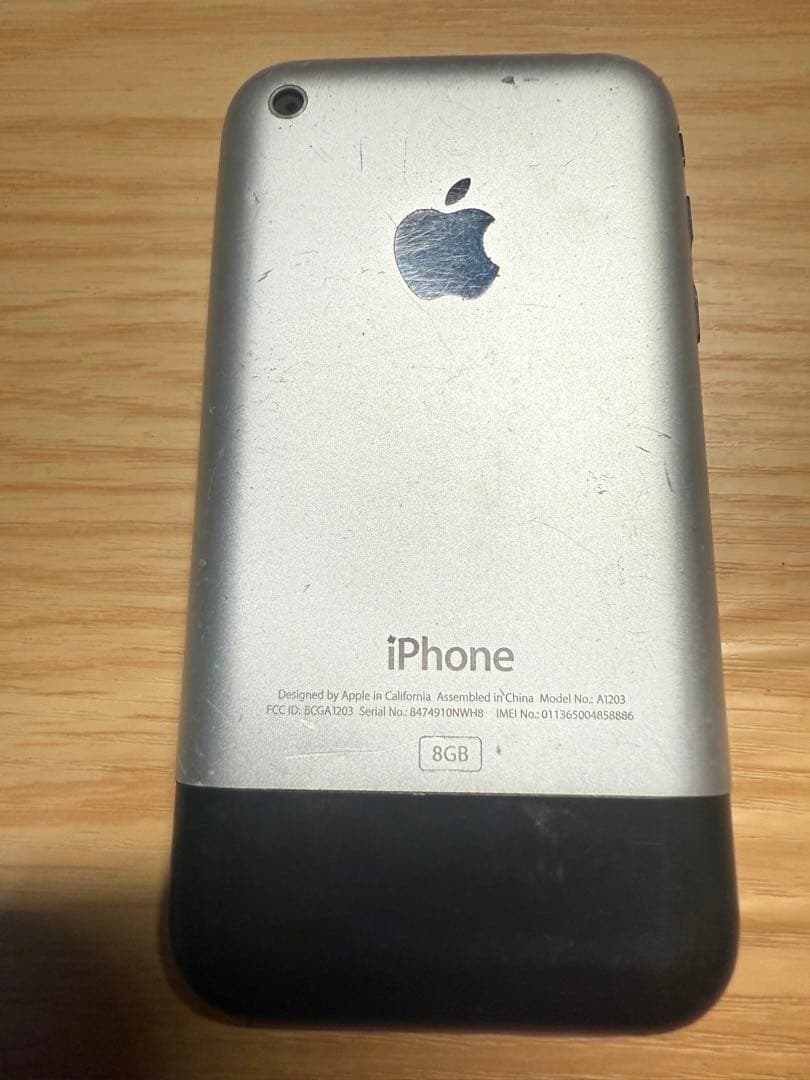 iPhone 2G 日本未発売　8GB 初代iPhone 第1世代 A1203