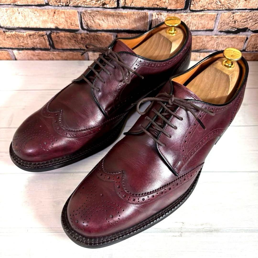 美品■ランウォーク■ビジネスシューズ✨ウィングチップ GELソール セレモニー
