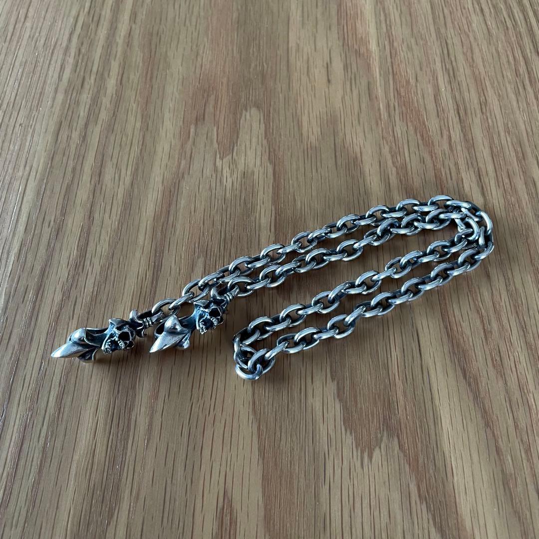 小物 silver925 skull wallet chain