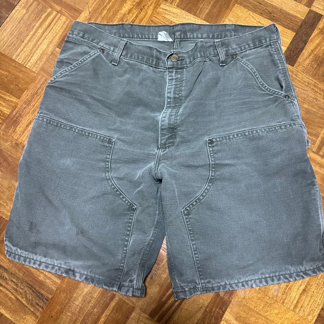 ヤ*ジ様 USA製 カーハート ダブルニー ショートパンツ MOS W40