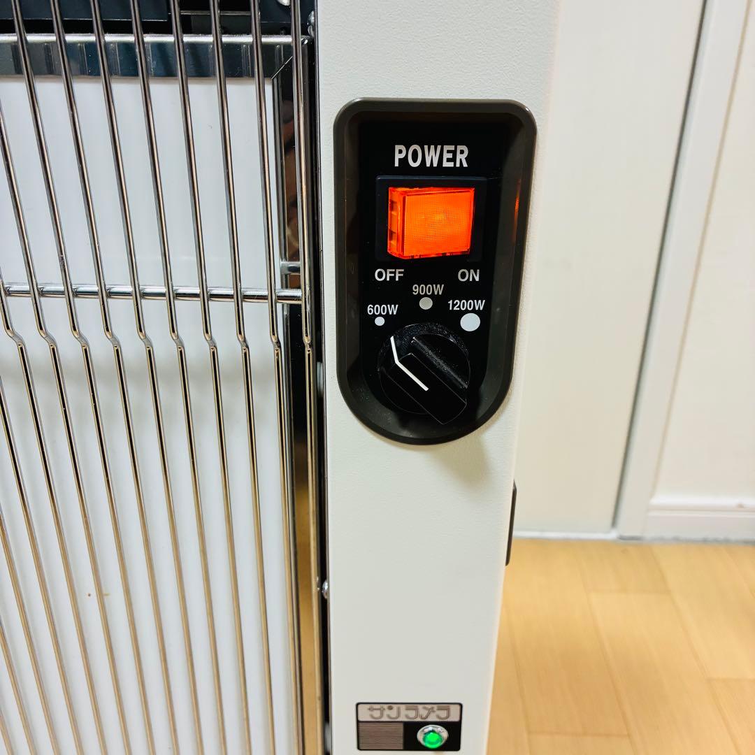 【状態良好】サンラメラ　1200W型　遠赤外線セラミックヒーター