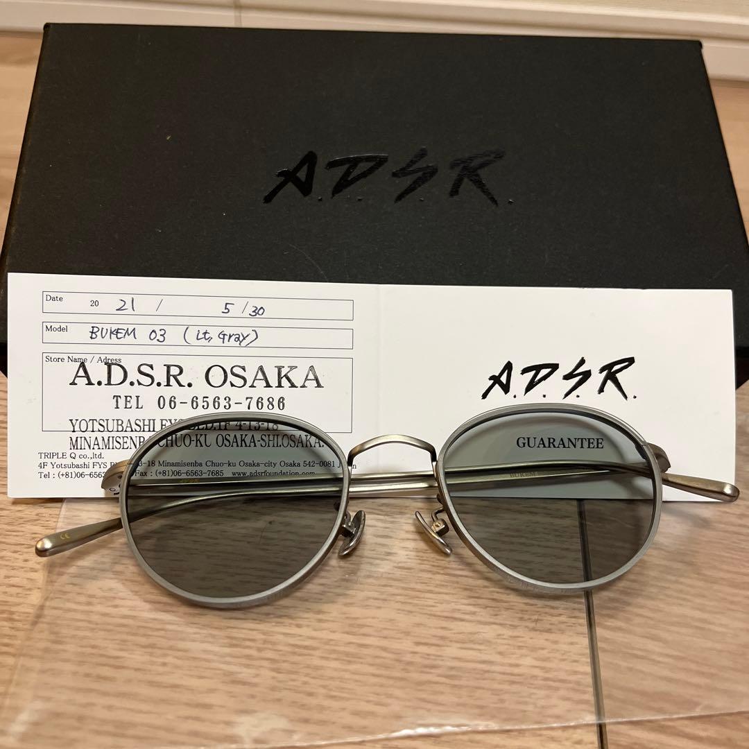 A.D.S.R. BUKEM 03 グレー サングラス