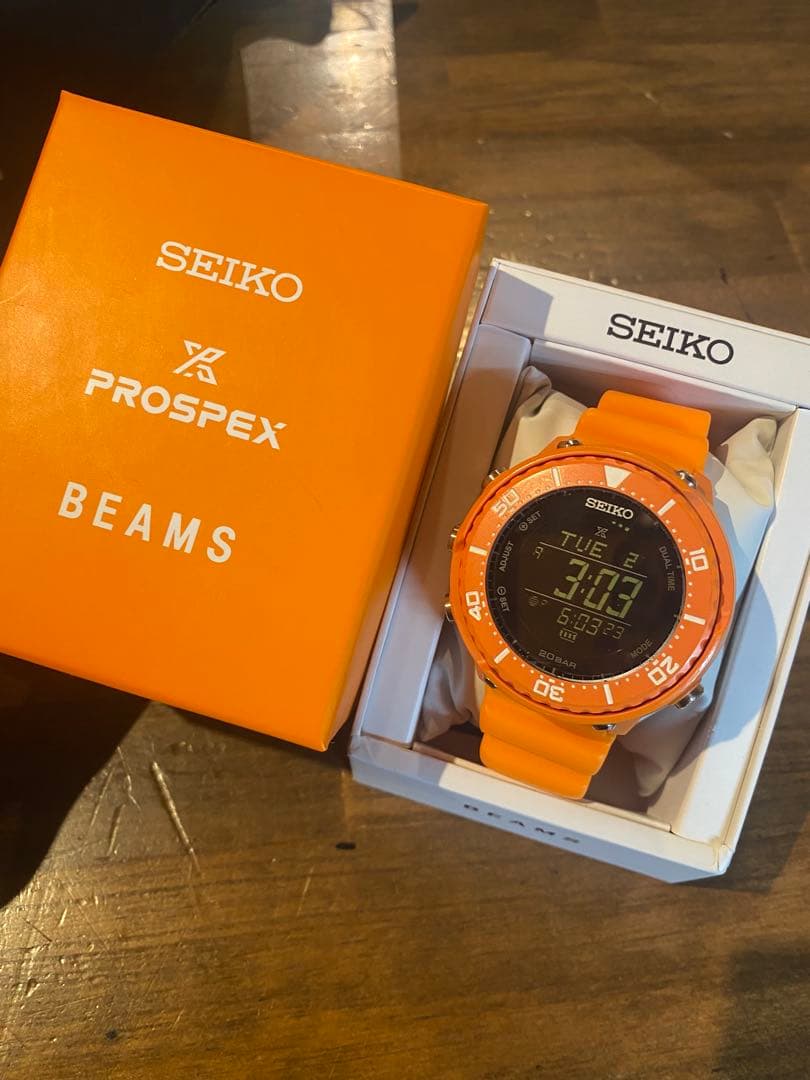 S*I様 SEIKO BEAMS セイコー ビームス プロスペック 時計 オレン