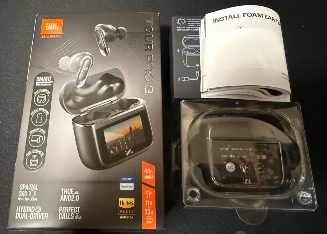 JBL TourPro3 ワイヤレスイヤホン ブラック