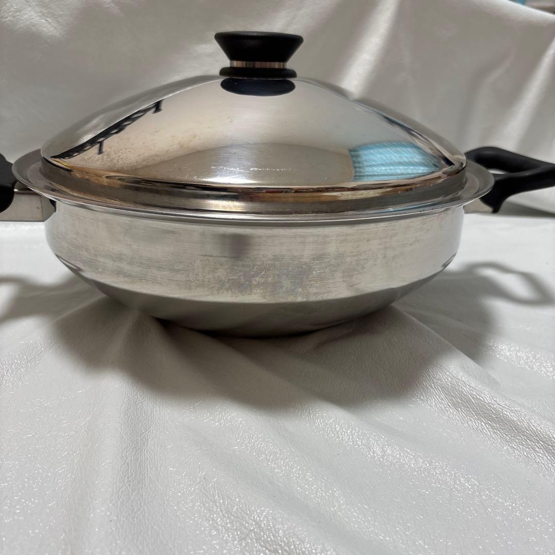 アムウェイ　クィーンクック　ウォック 両手鍋　中華鍋　Amway