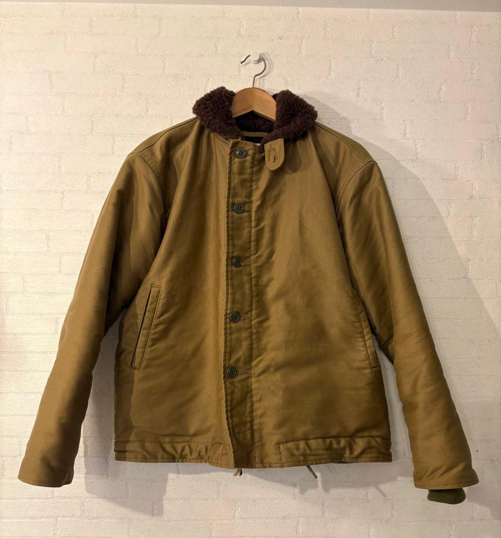 WAIPER N-1 デッキジャケット カーキ　U.S.N.
