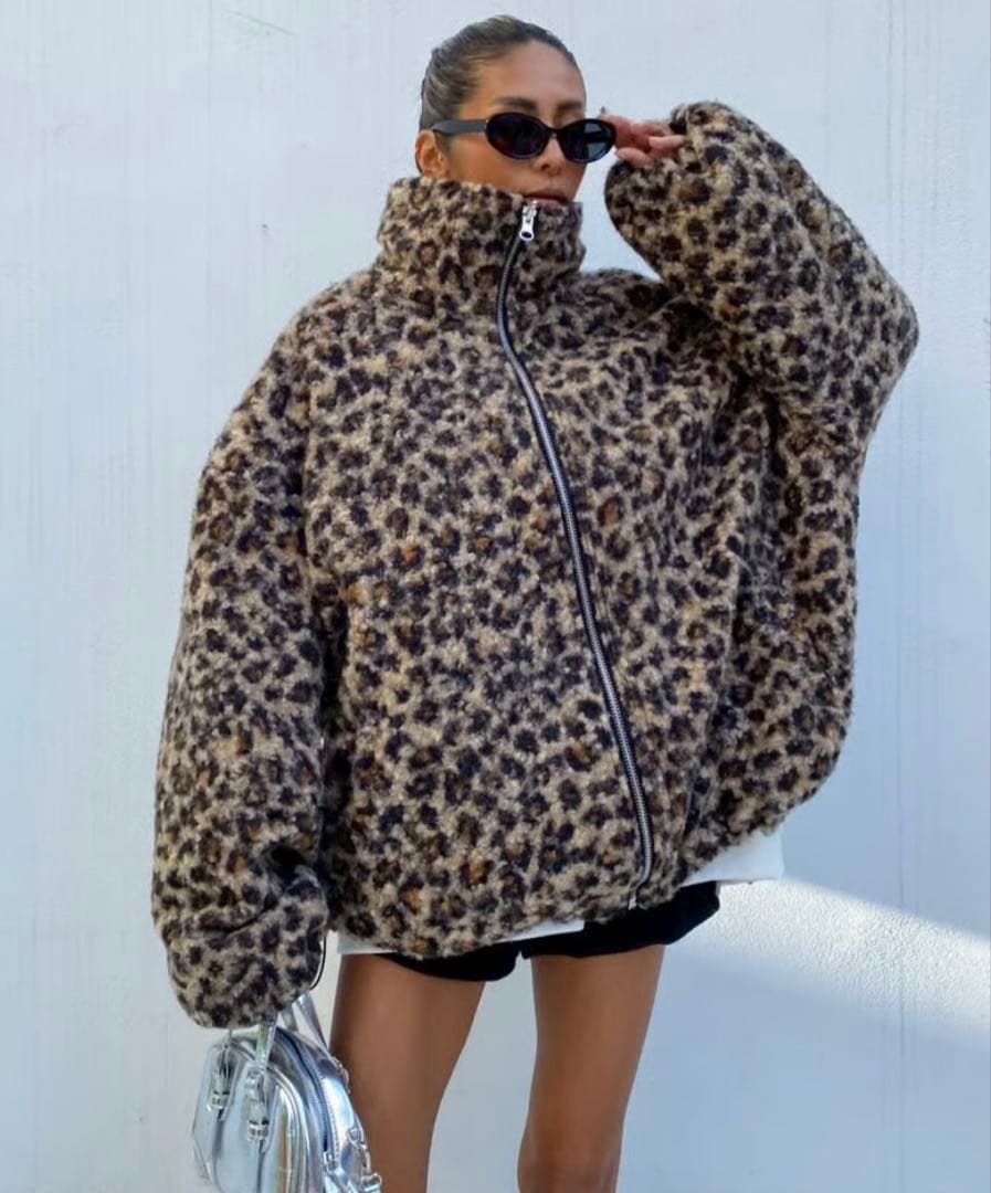 sudo 2way coat レオパード leo sheep