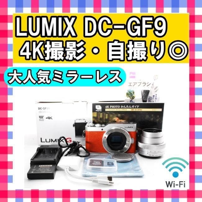 【最大1800円引】LUMIX GF9❤️Wi-Fi &自撮り❤️ミラーレス