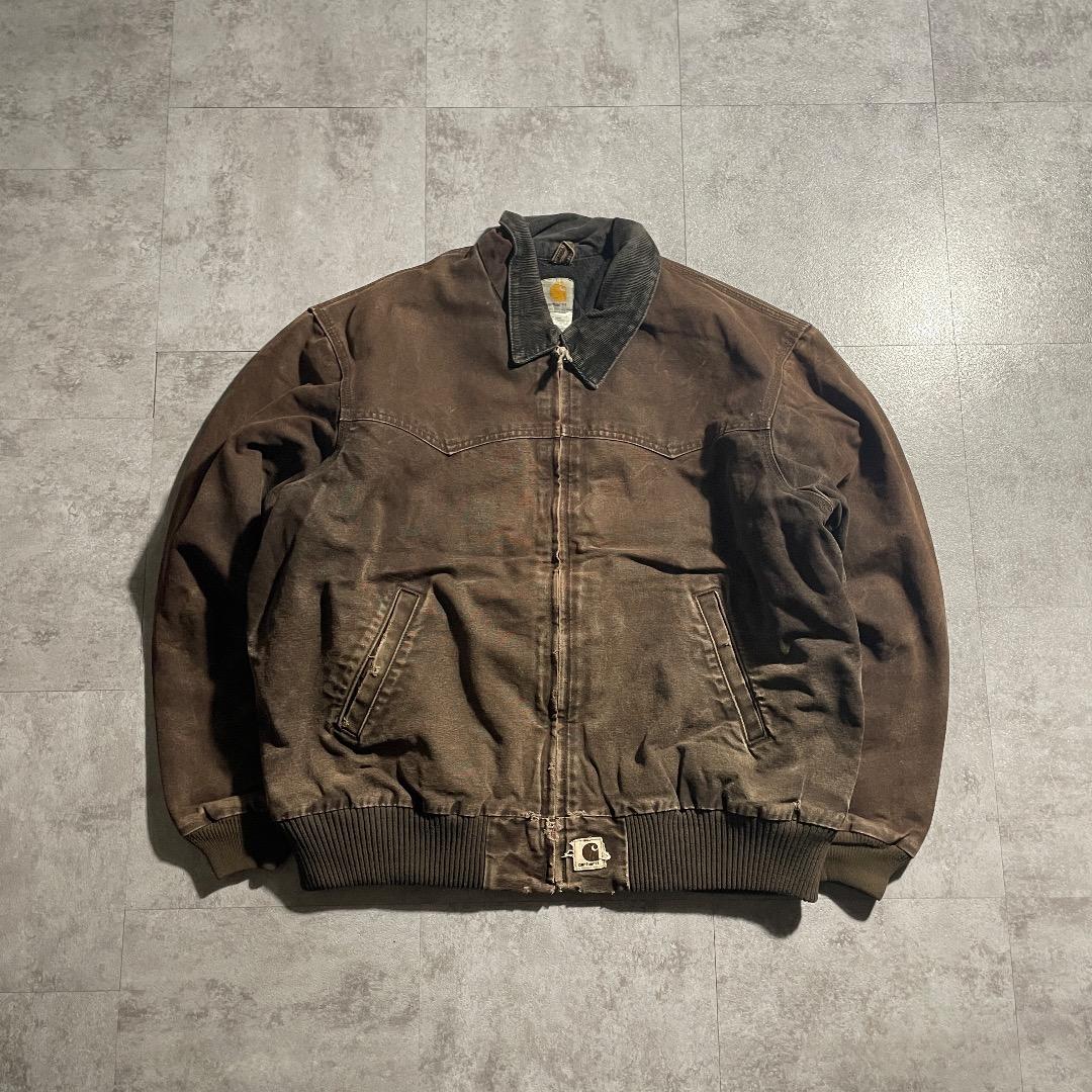 00s メキシコ製USA生地 ブラウン カーハート サンタフェジャケット XXL