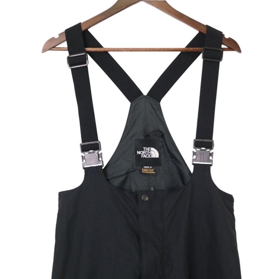 【90s】ザノースフェイス ゴアテックス ビブパンツ オーバーオール　M　黒