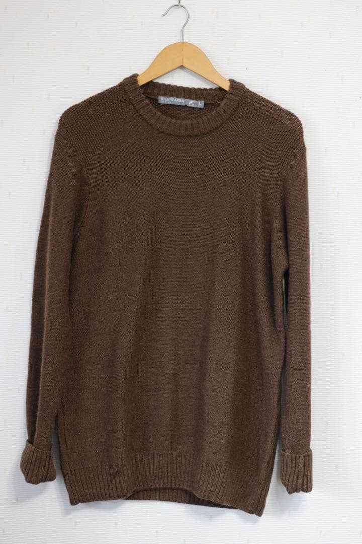 ICEBREAKER ウールニット L ブラウン