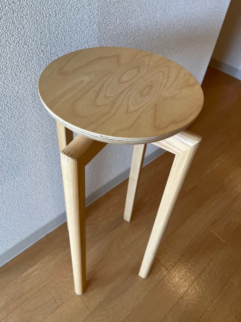 【美品】木のマッシュルーム　スツール　【定価¥22,000】