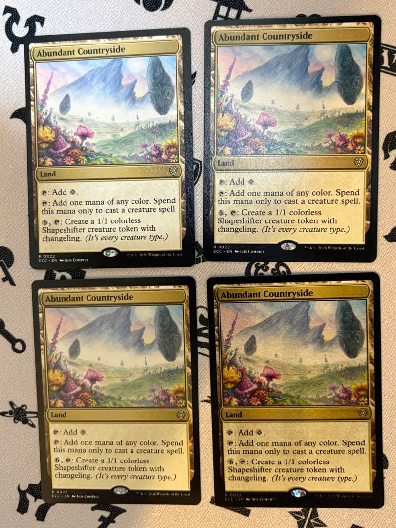 MTG 豊かな在郷 通常　英語版 4枚セット ローウィンの昏明