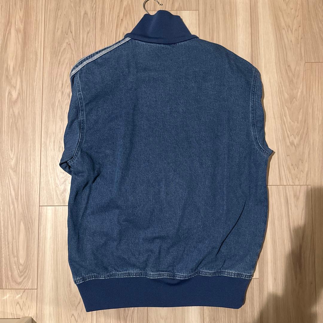 adidas デニムジャケット 3本ライン