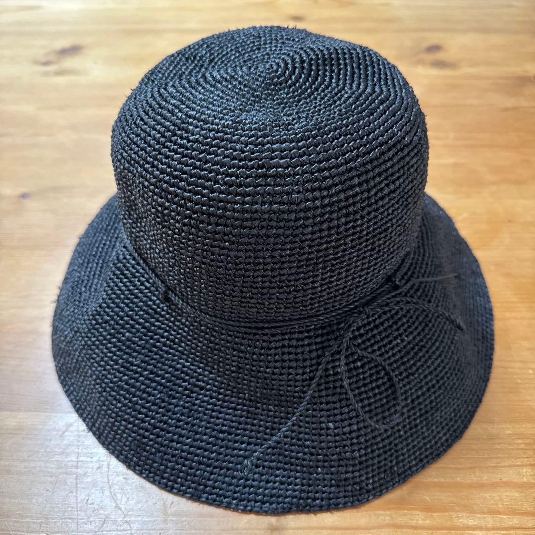 ヘレンカミンスキー プロバンス 10 ハット 麦わら帽子 ブラック