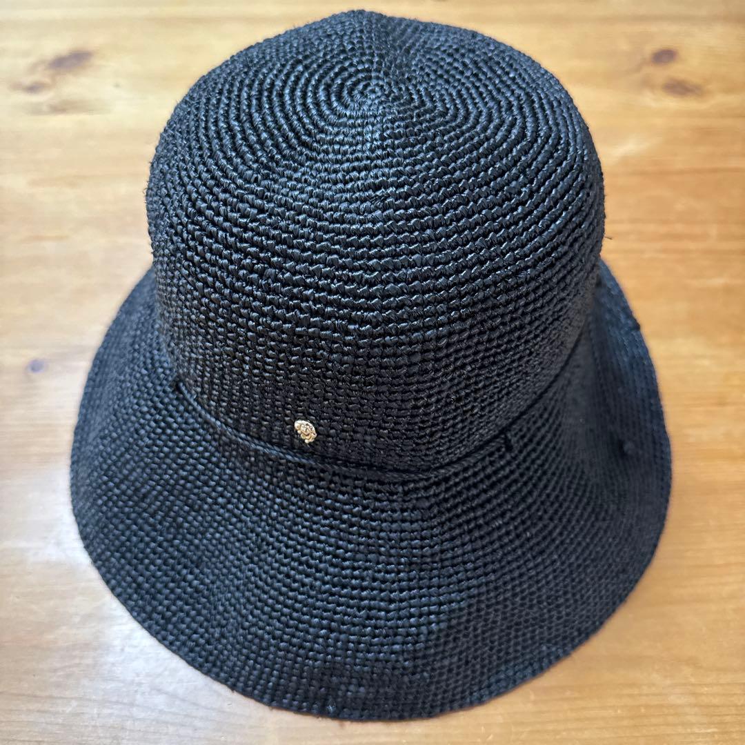 ヘレンカミンスキー プロバンス 10 ハット 麦わら帽子 ブラック
