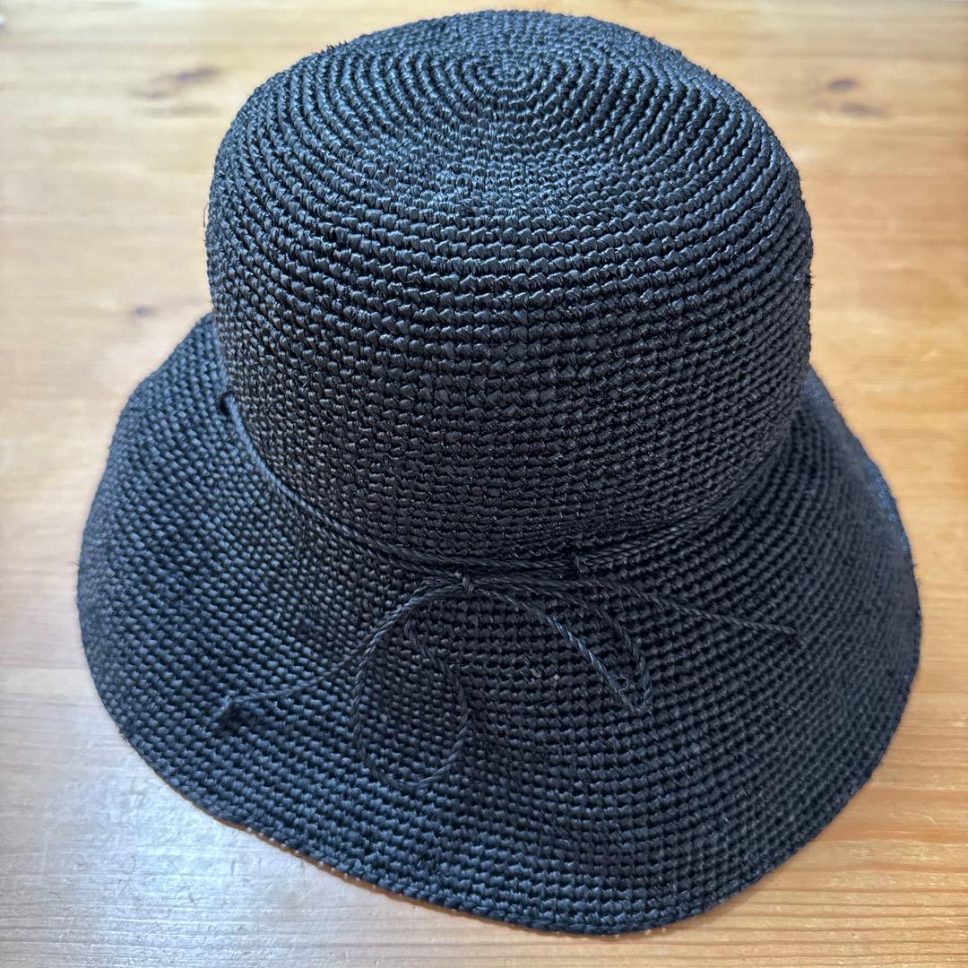 ヘレンカミンスキー プロバンス 10 ハット 麦わら帽子 ブラック