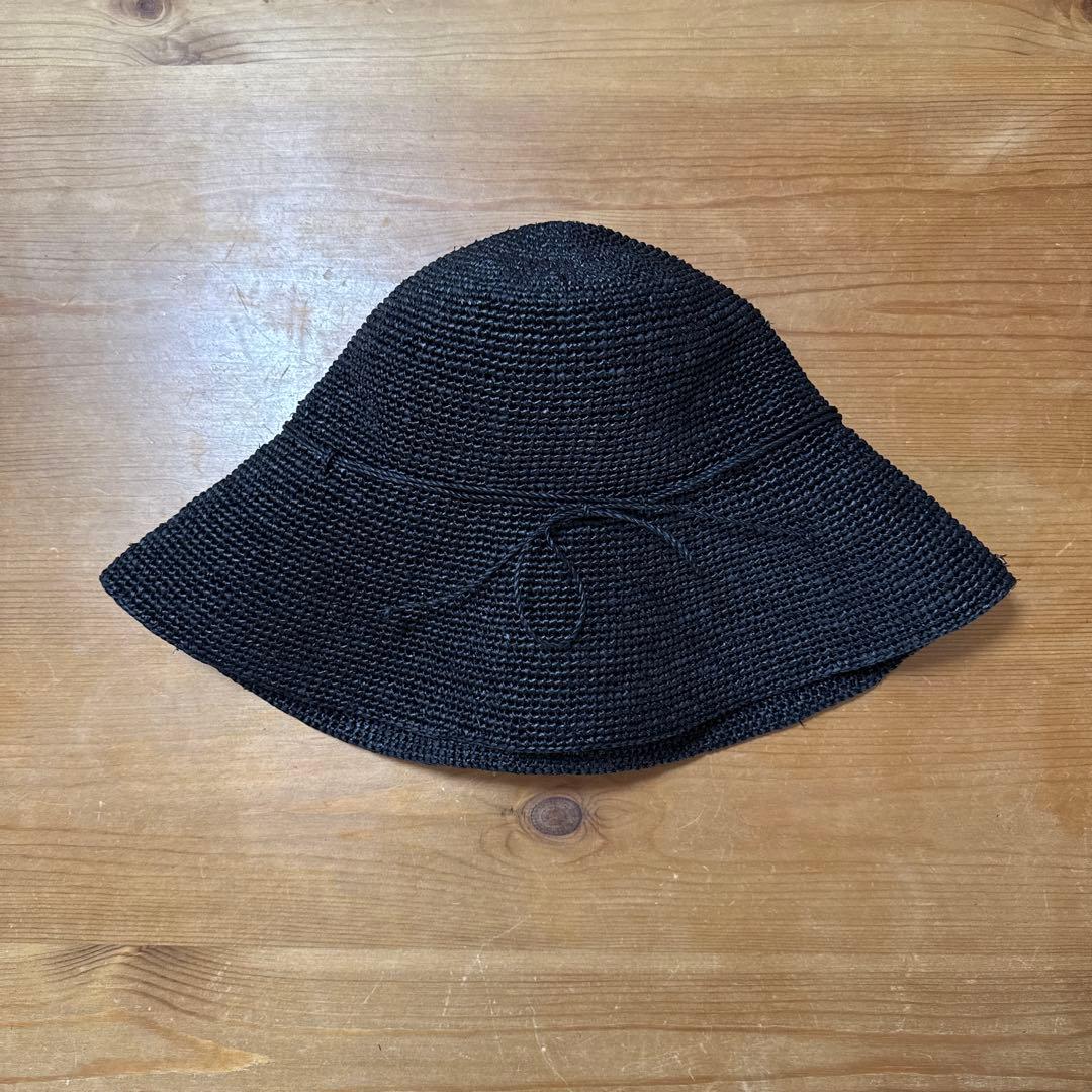 ヘレンカミンスキー プロバンス 10 ハット 麦わら帽子 ブラック
