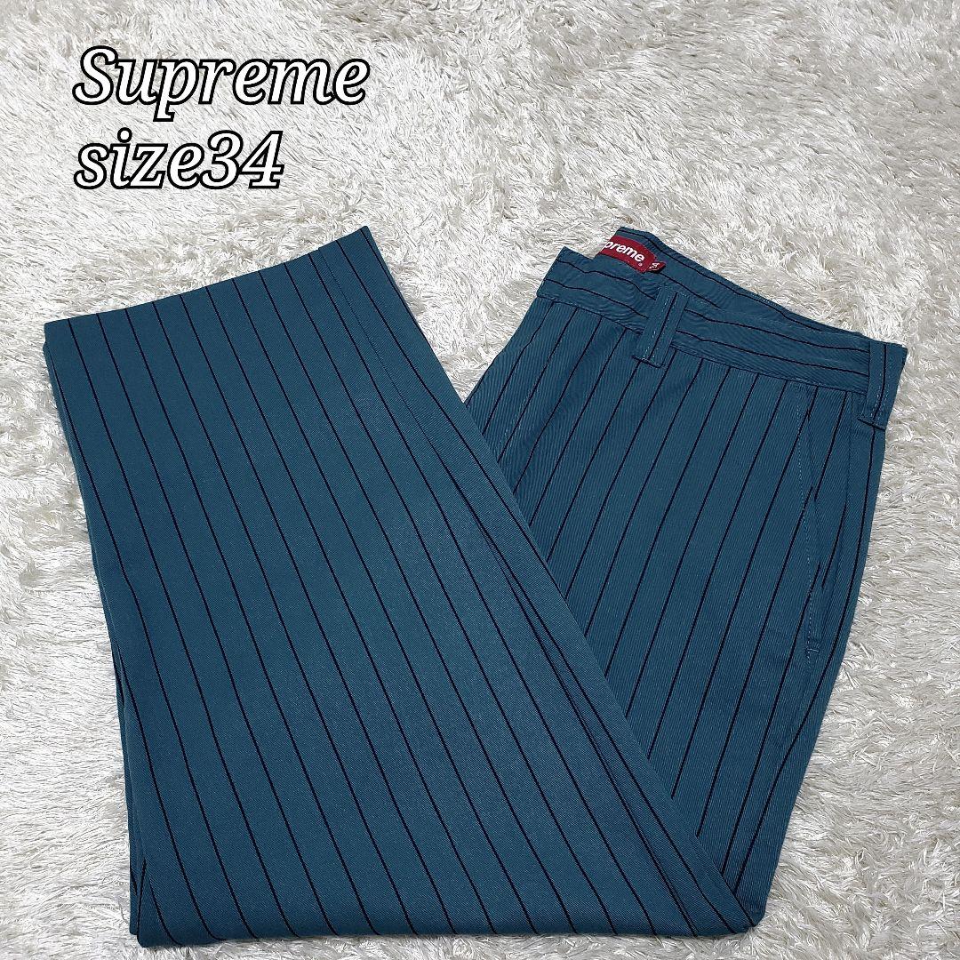 極美品✨Supreme　シュプリーム　ワークパンツ　ストライプ　Caesar様