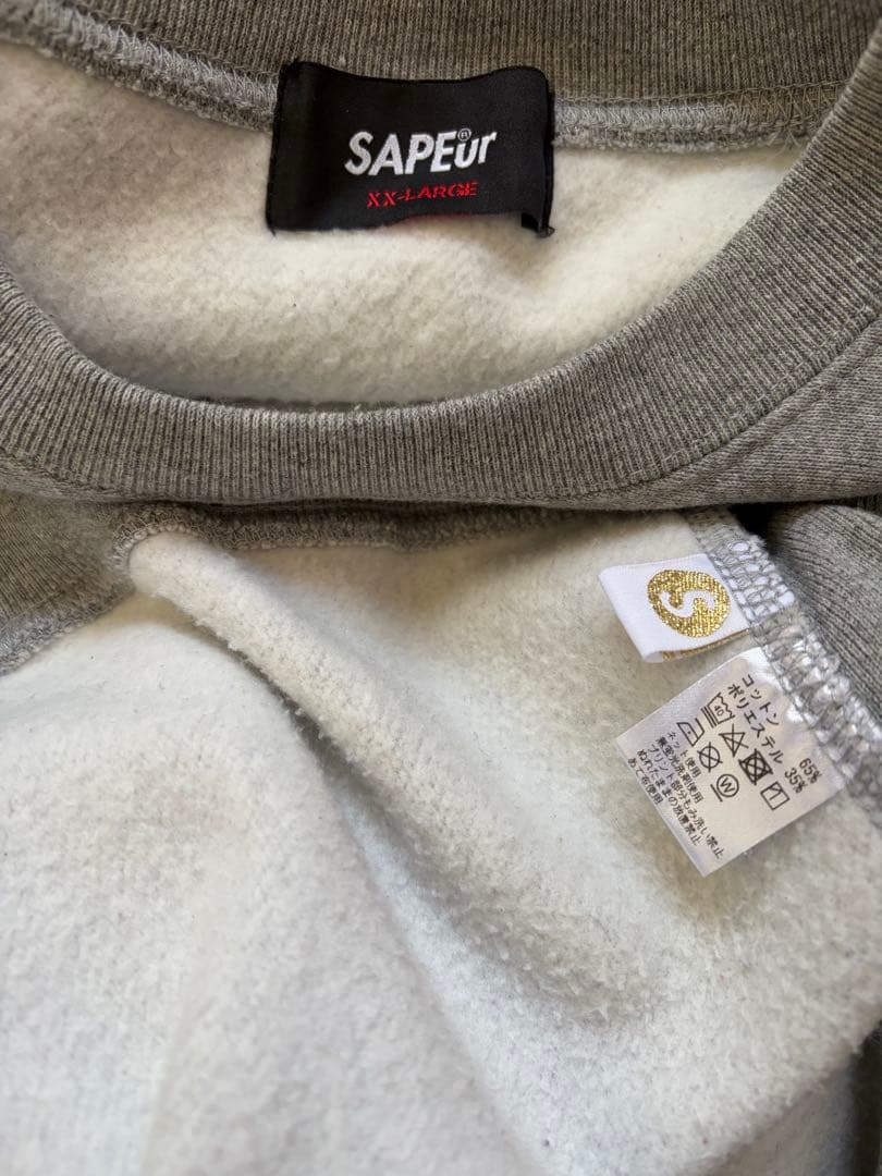 サプールSAPEur千鳥格子スウェット　XXL