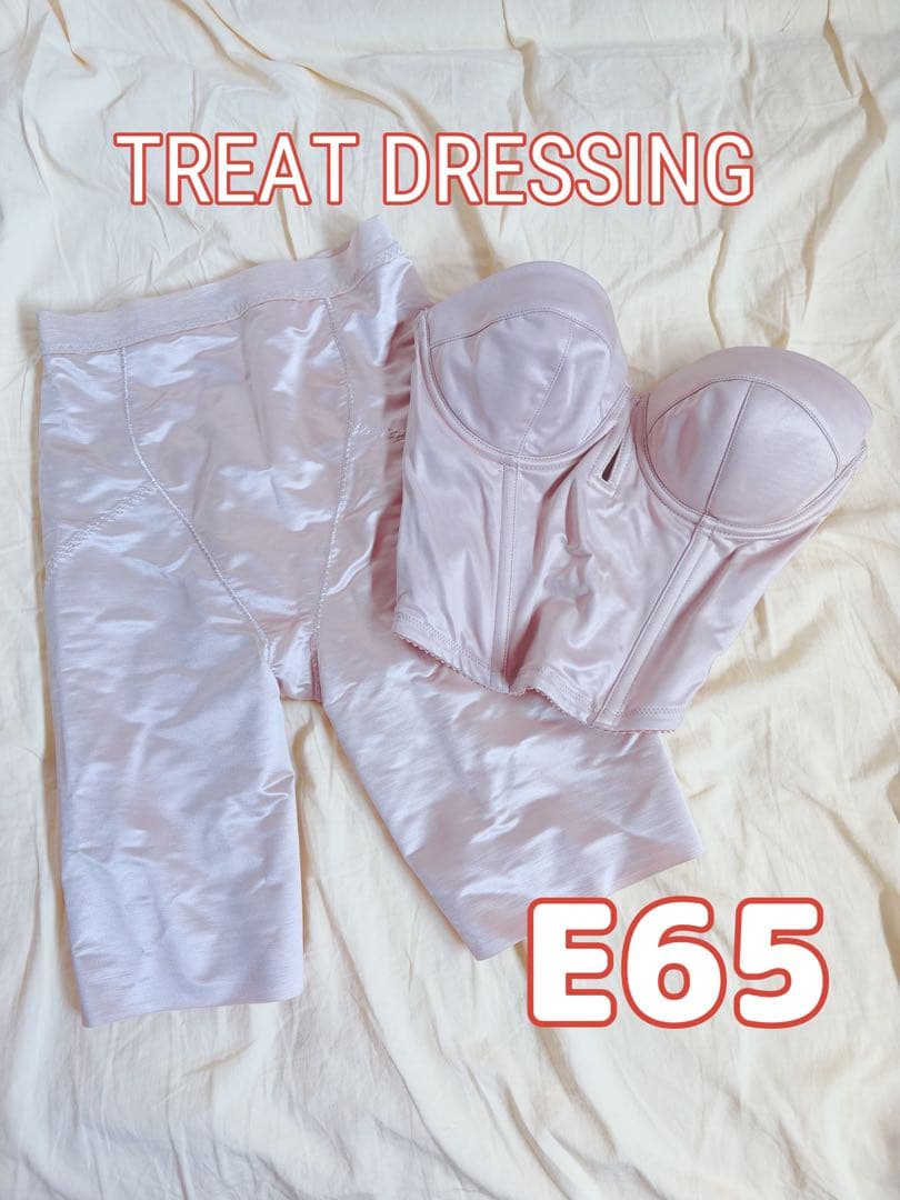 トリートドレッシング　ブライダルインナーセット　ビスチェE65 ガードルMサイズ