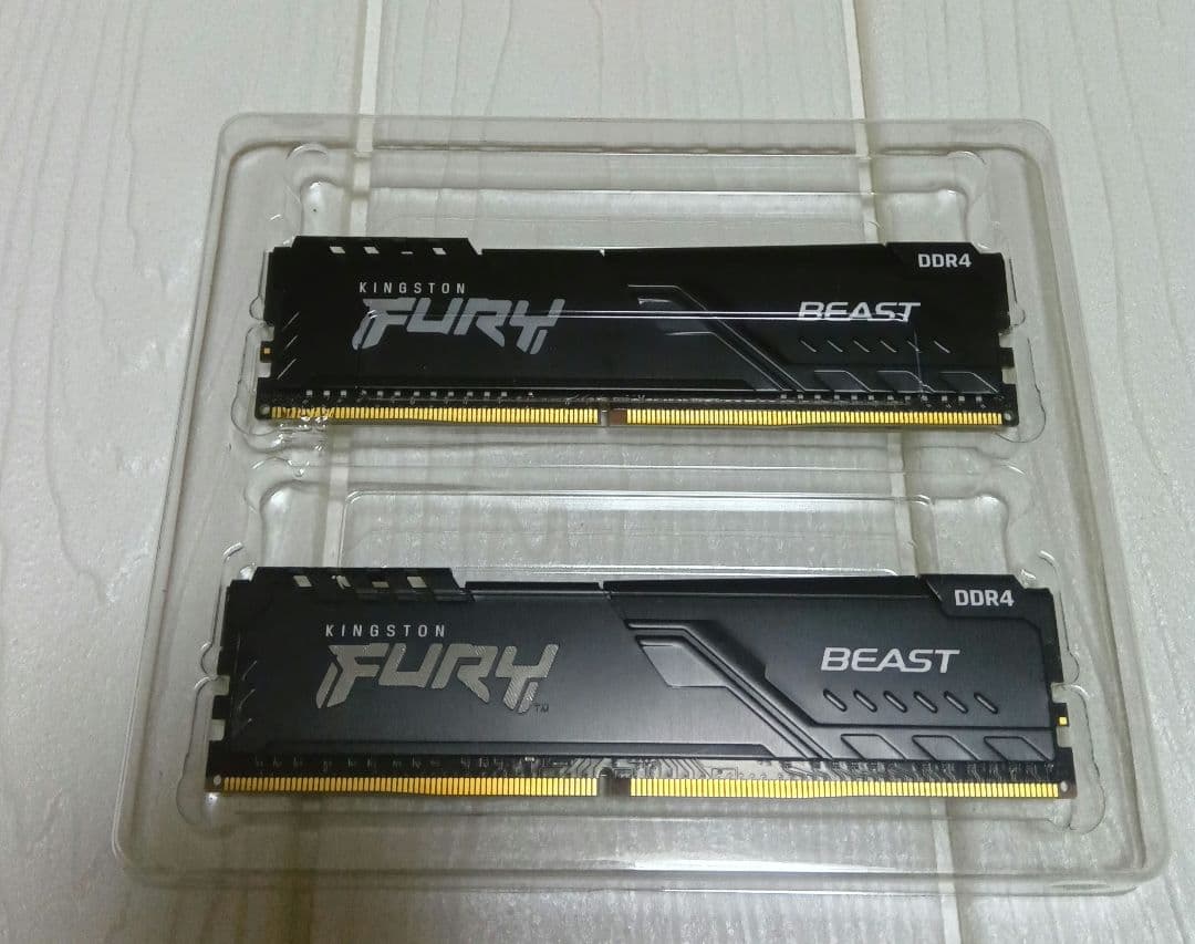 Kingston FURY BEAST DDR4 メモリー 2枚セット