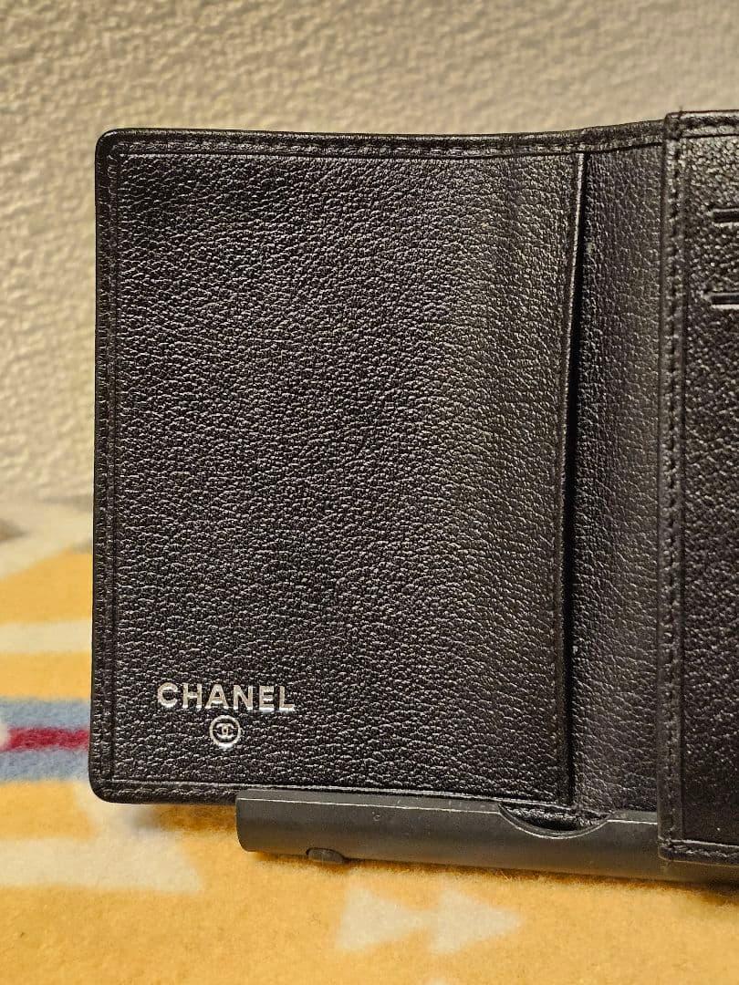 CHANEL バタフライカメリア 名刺入れ