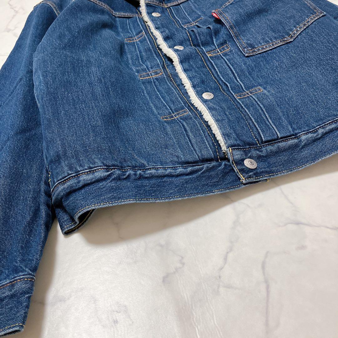 新品LEVI'SリーバイスTYPEIシェルパトラッカージャケットデニムジャケット