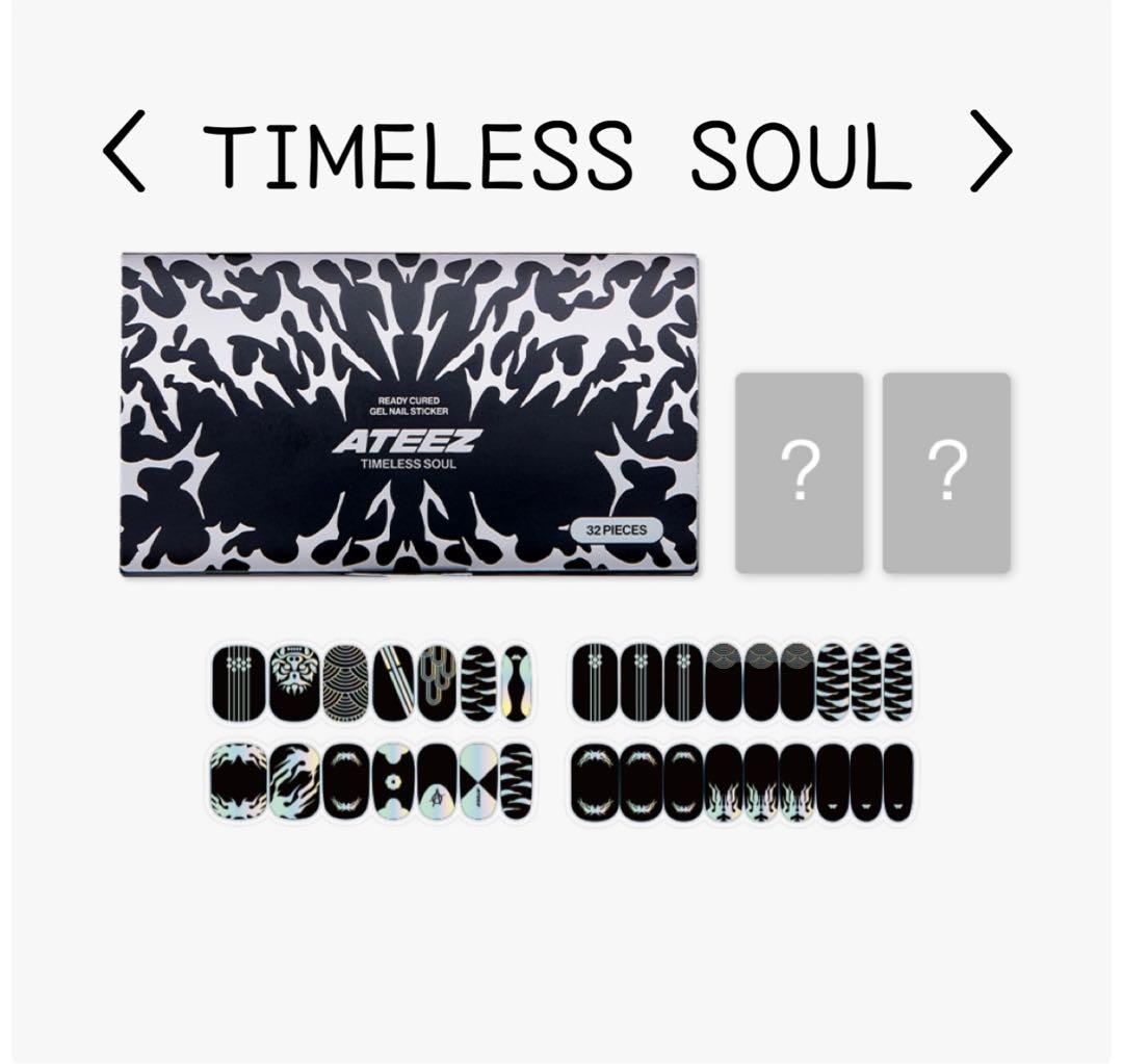 ATEEZ ミンギ　ネイルトレカ　ブラック