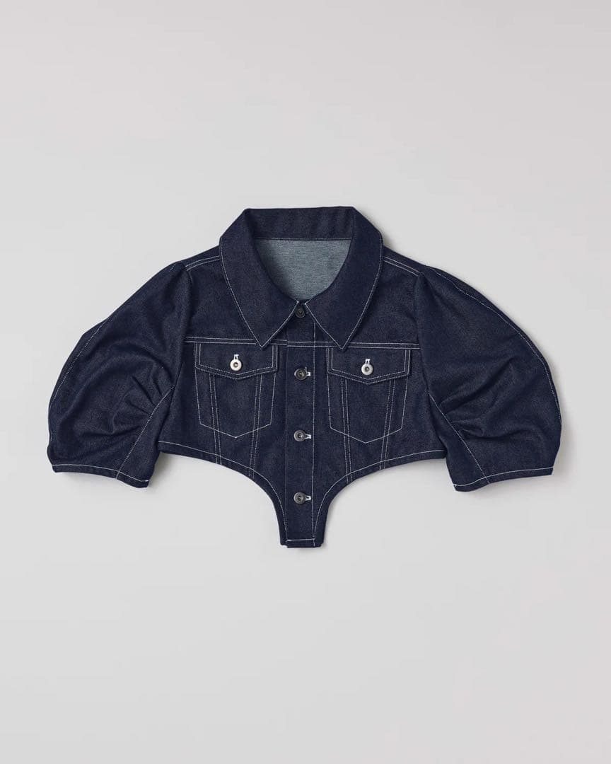 POPPY カットラインデニムジャケット